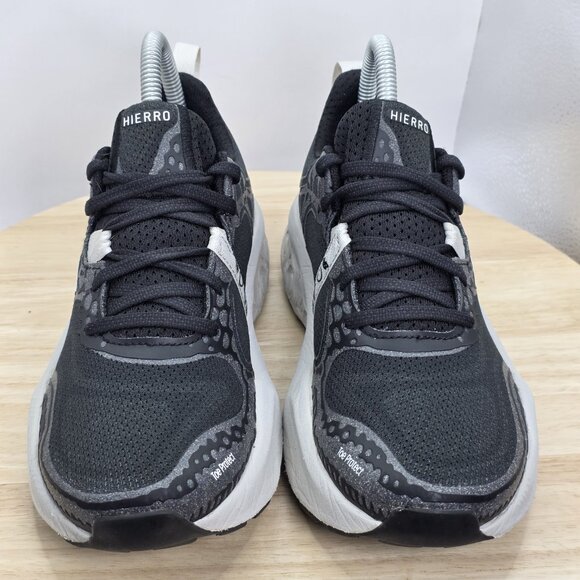 New Balance Fresh Foam x Hierro v8 Womens sz7 Shoes Black Trail Vibram WTHIERK8 - Picture 4 of 8